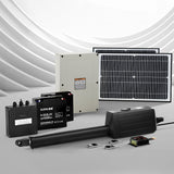 Lockmaster Single Swing Gate Opener 40W Full Solar Power Automatic 300KG 5M - Close-Up Angle