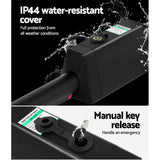Lockmaster Single Swing Gate Opener 10W Solar Power Automatic Electric 300KG 5M - Side View