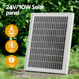 LockMaster Dual Swing Gate Opener Automatic Solar Power 10W 600KG 10M - Close-Up Angle