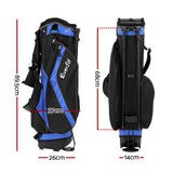 Everfit 6 Way Dividers Golf Bag Stand Insulated Carry Bag Zippered Rain Cover - Front View