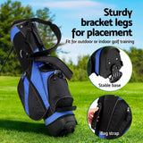 Everfit 6 Way Dividers Golf Bag Stand Insulated Carry Bag Zippered Rain Cover - Rear View