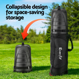 Everfit Golf Travel Bags for Airlines with Wheels Golf Clubs Hard Case Foldable - Rear View