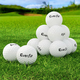 Everfit 12Pcs Golf Ball Set Reusable Distance Golf Balls Practice Training - Close-Up Angle