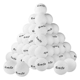 Everfit 60pcs Golf Ball Set Reusable Distance Golf Balls Practice Training - Side View