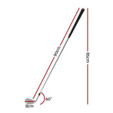 Everfit 60-Degree Right-Handed Golf Wedge with Rubber Handle and Steel Head - Front View