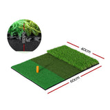 Everfit Golf Hitting Mat Portable Driving Range Practice Training Aid 3 in 1 - Front View