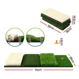 Everfit Golf Hitting Mat Practice Turf 4 in 1 Foldable Training Aid Backyard - Front View