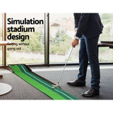 Everfit 3M Golf Putting Practice Mat Auto Return Putter Indoor Outdoor Training - 45-Degree Angle