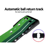 Everfit 3M Golf Putting Practice Mat Auto Return Putter Indoor Outdoor Training - Rear View