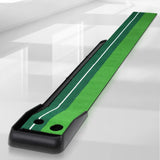 Everfit 3M Golf Putting Practice Mat Auto Return Putter Indoor Outdoor Training - Low Angle