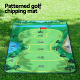 Everfit Golf Chipping Game Mat Indoor Outdoor Practice Training Aid Set - 45-Degree Angle