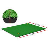 Everfit Golf Hitting Mat Portable Driving Range Practice Training Aid 100x125cm - Front View