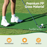 Everfit Golf Hitting Mat Portable Driving Range Practice Training Aid 100x125cm - Top-Down View