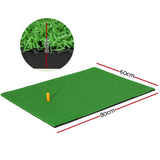 Everfit Golf Hitting Practice Mat Portable Driving Range Training Aid 80x60cm - Front View