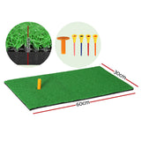 Everfit Golf Hitting Mat Portable Driving Range Practice Training Aid 60x30cm - Front View