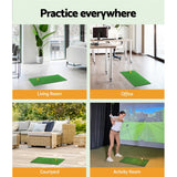 Everfit Golf Hitting Mat Portable Driving Range Practice Training Aid 60x30cm - Close-Up Angle