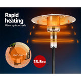 Devanti Outdoor Gas Patio Heater - Rear View