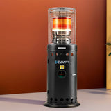 Devanti Outdoor Gas Patio Heater Black - Low Angle