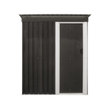 Livsip Garden Shed 1.62x0.86M Workshop Cabin Metal House - Front View