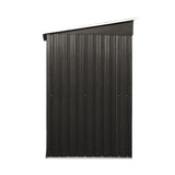 Livsip Garden Shed 1.94x1.21M Workshop Cabin Metal House - Rear View
