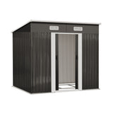 Livsip Garden Shed 1.94x1.21M Workshop Cabin Metal Base