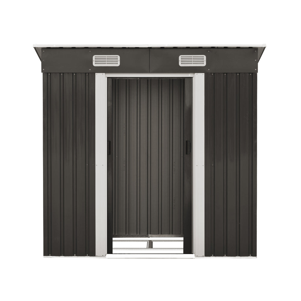 Livsip Garden Shed 1.94x1.21M Workshop Cabin Metal Base