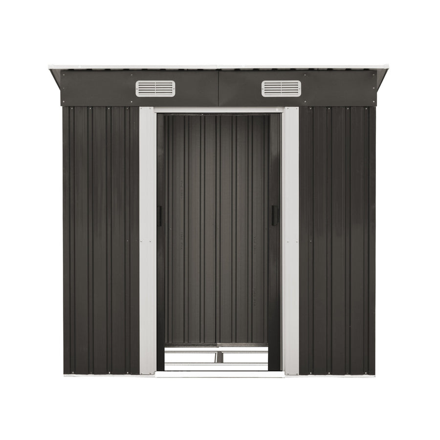 Livsip Garden Shed 1.94x1.21M Workshop Cabin Metal Base
