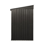 Livsip Garden Shed 2.38x1.31M Workshop Cabin Metal House - Top-Down View