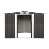 Livsip Garden Shed 2.57x2.05M Workshop Cabin Metal House