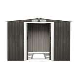 Livsip Garden Shed 2.57x2.05M Workshop Cabin Metal Base