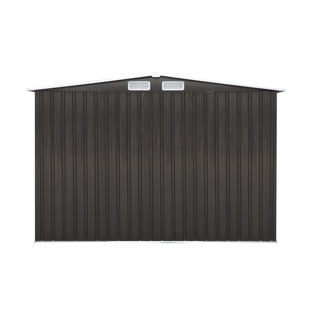 Livsip Garden Shed 2.57x2.05M Workshop Cabin Metal Base