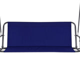 Gardeon Outdoor Swing Chair Garden Bench Furniture Canopy 3 Seater Navy - 45-Degree Angle