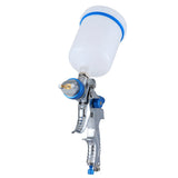 Giantz Spray Gun Paint Gun HVLP Gravity Feed 1.4mm 1.7mm 2.0mm Nozzles Included - Side View