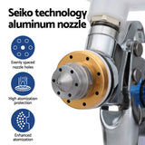 Giantz Spray Gun Paint Gun HVLP Gravity Feed 1.4mm 1.7mm 2.0mm Nozzles Included - 45-Degree Angle