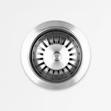 Welba Kitchen Sink 38x38cm Granite Basin Single Bowl White