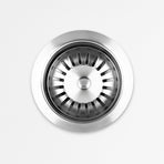 Welba Kitchen Sink 38x38cm Granite Basin Single Bowl White