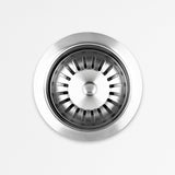 Welba Kitchen Sink 38x38cm Granite Basin Single Bowl White - Front View