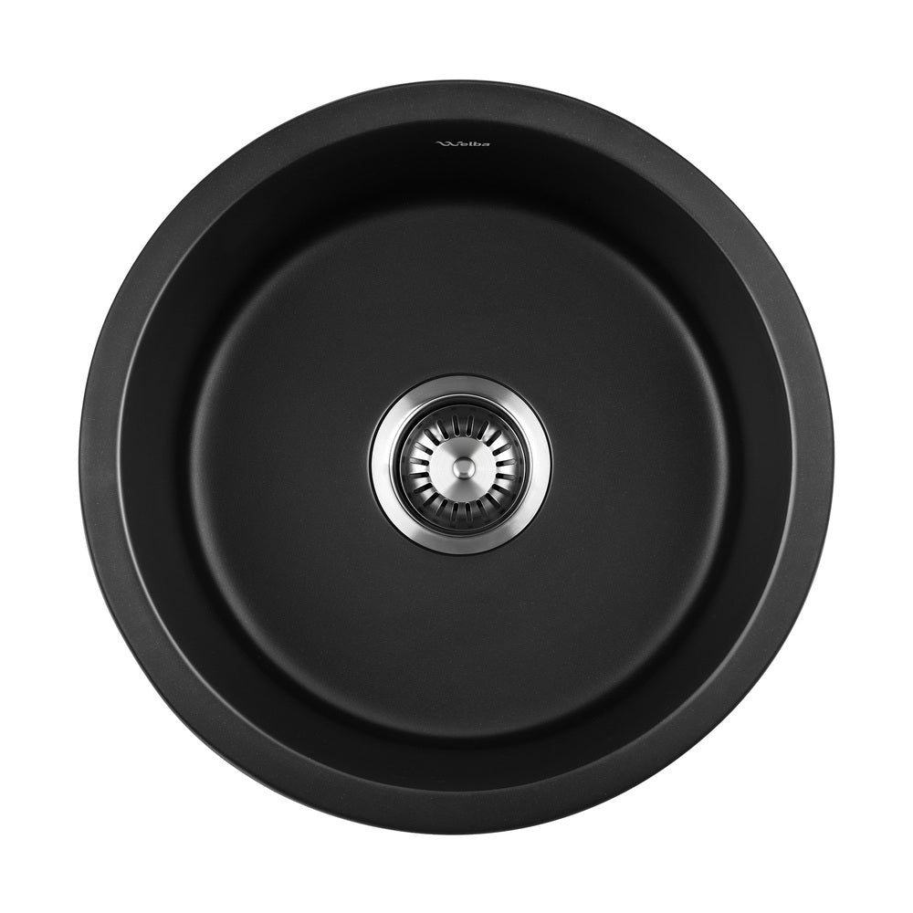 Welba Kitchen Sink Bathroom Basin Single Bowl 430mmx430mm