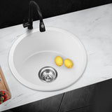Welba Granite Sink Single Bowl 430mmx430mm White