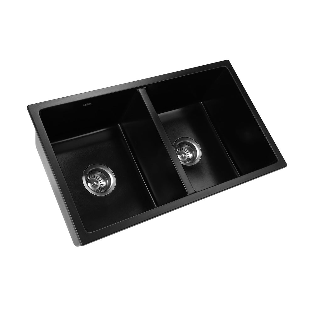 Welba Kitchen Sink Bathroom Basin Double Bowl 770mmx450mm