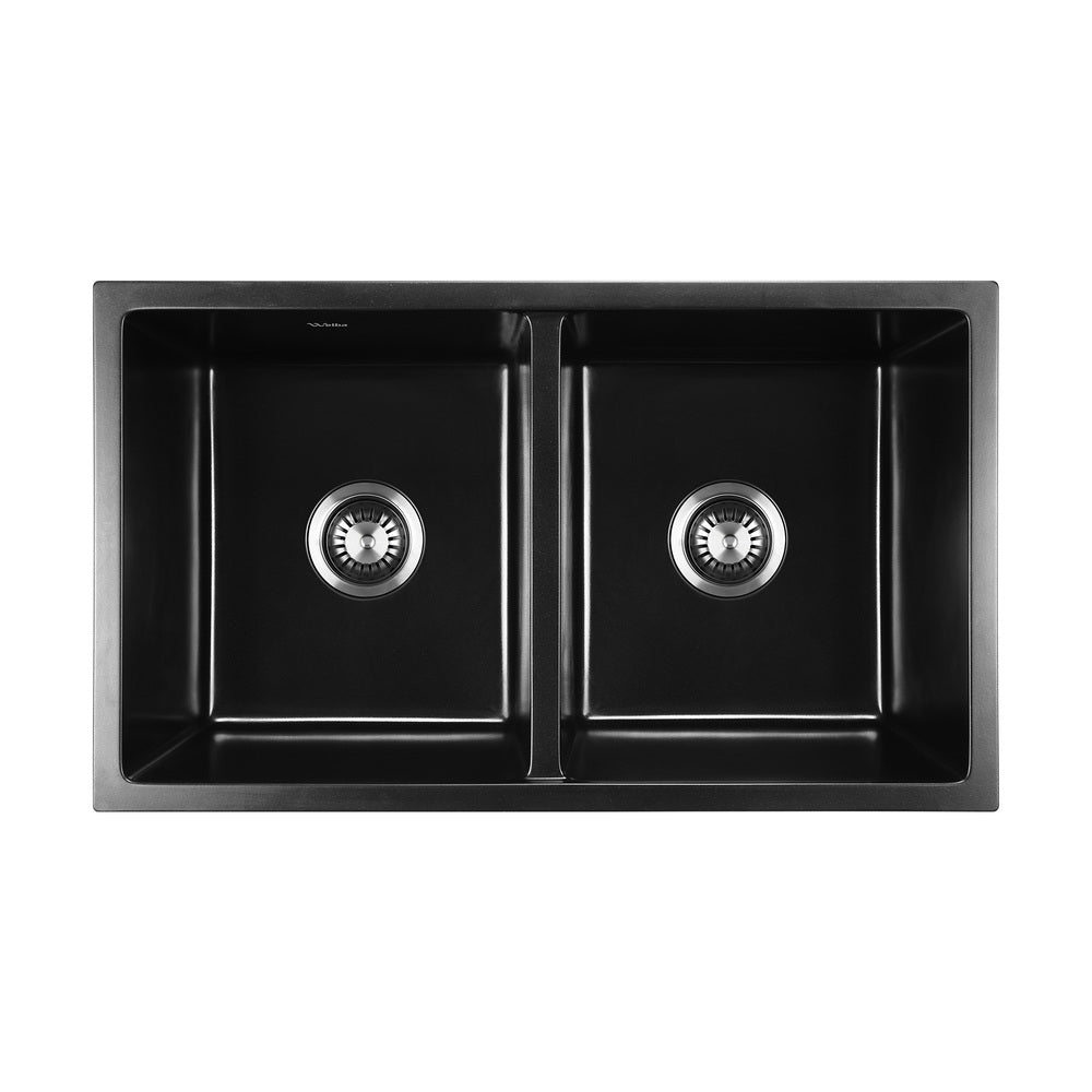 Welba Kitchen Sink Bathroom Basin Double Bowl 770mmx450mm