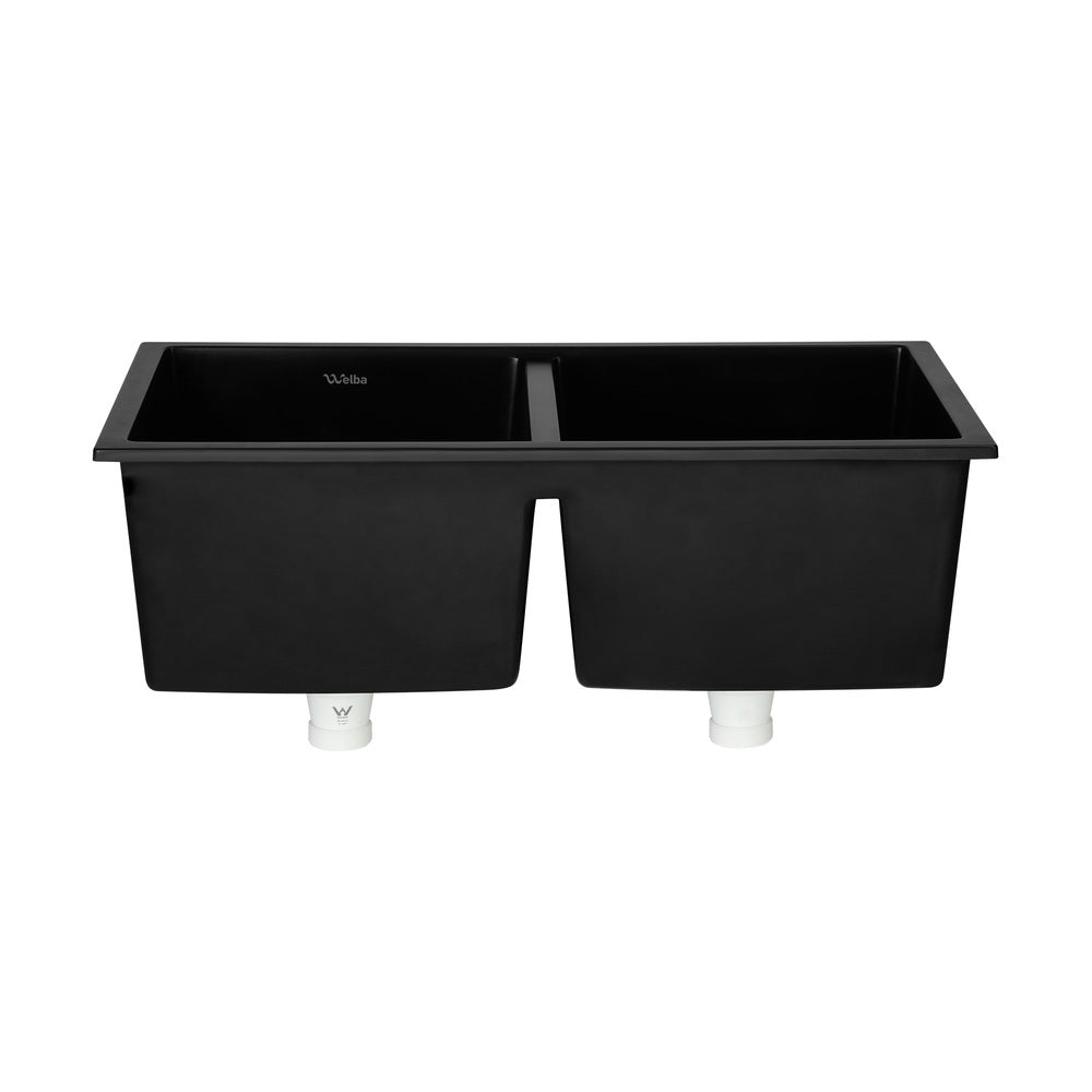 Welba Kitchen Sink Bathroom Basin Double Bowl 770mmx450mm