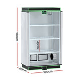 Green Fingers Grow Tent 100x60x180cm 4 Tiers Kits Hydroponics Indoor Grow System - Front View