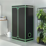 Green Fingers Grow Tent 100x60x180cm 4 Tiers Kits Hydroponics Indoor Grow System - Side View