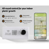 Green Fingers Grow Tent Light Kit 120x120x200CM 4500W LED Full Spectrum