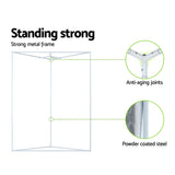 Green Fingers Grow Tent Kits Hydroponics Kit Indoor Grow System 142X100X180CM - Side View