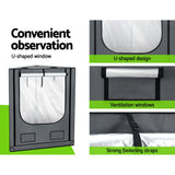 Green Fingers Grow Tent Kits Hydroponics Kit Indoor Grow System 142X100X180CM - Top-Down View