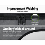 Green Fingers Grow Tent Kits Hydroponics Kit Indoor Grow System 142X100X180CM - Rear View