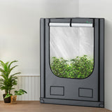 Green Fingers Grow Tent Kits Hydroponics Kit Indoor Grow System 142X100X180CM - Low Angle
