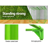 Green Fingers Grow Tent 200x200x200CM Hydroponics Kit Indoor Plant Room System - Rear View
